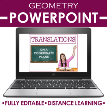 Preview of Geometry PowerPoint | Translations DISTANCE LEARNING