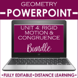 Geometry PowerPoint Unit Bundle | Rigid Motion & Congruenc