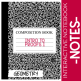 Intro to Proofs I Notes for Geometry Interactive Notebooks