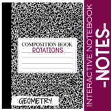 Rotations Notes for Interactive Notebooks