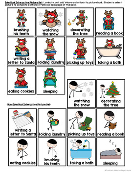 Rudolph Christmas Adapted Book PreK-2 SPED ELL | TPT