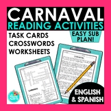 Carnaval Reading Activities in Spanish and English Spanish