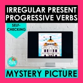 Irregular Present Progressive Verbs Mystery Picture Spanis