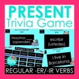 Present ER and IR Verbs Game | Spanish Jeopardy-style Trivia Game