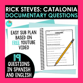 Preview of Rick Steves Barcelona and Catalunya YouTube Video Questions in Spanish & English