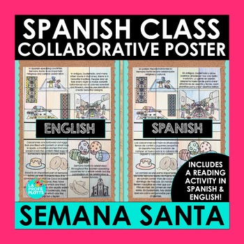 Preview of Semana Santa Collaborative Poster and Reading Activity