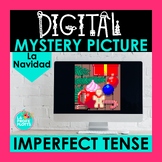 Spanish Christmas Activity Imperfect Tense Mystery Picture