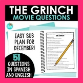 The Grinch Questions Spanish and English Spanish Movie Gui
