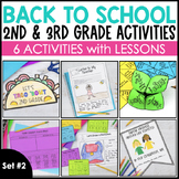 Back to School Activities Set 2 2nd and 3rd grade