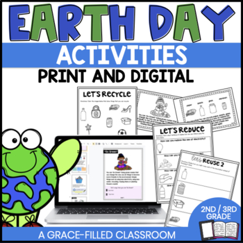 Preview of Earth Day Activities Digital and Printable Bundle