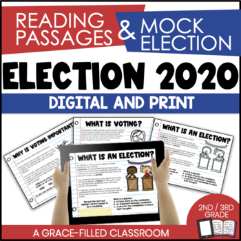 Preview of Election 2020 Passage and Mock Election Digital and Print