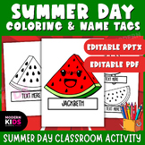 50% OFF for 24H | Summer Watermelon Classroom Name Tags