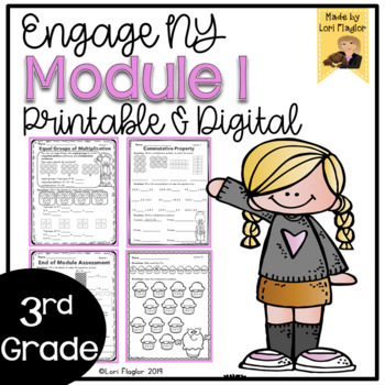 Preview of Engage NY Grade 3 Module 1 Supplemental Printables and Digital Resource