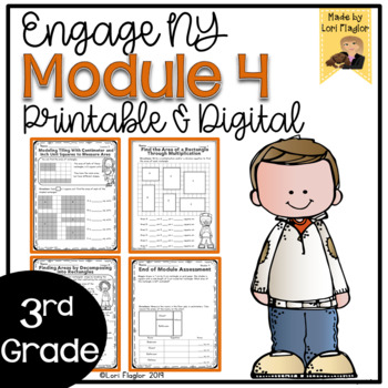 Preview of Engage NY Grade 3 Module 4 Supplemental Printables & Digital Resources