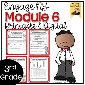 Preview of Engage NY Grade 3 Module 6-Printables and Digital Resource-Distance Learning