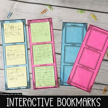 Preview of Sticky Note Bookmarks