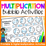 Multiplication Review Worksheets for Multiplication Fact F