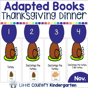Preview of Thanksgiving Adapted Books: Thanksgiving Dinner