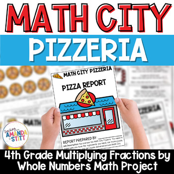 Preview of Multiplying Fractions by a Whole Number Worksheets - 4th Grade Math Project