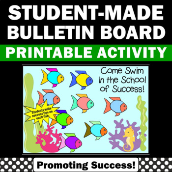 Back to School Bulletin Board Student-Made Under the Sea or Ocean Theme