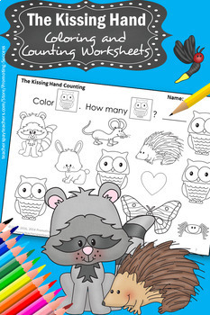 Download Kissing Hand Coloring Pages for Kindergarten Math Distance ...