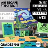 Art Escape: Starry Night (Grammar Edition) | Escape Room Activity