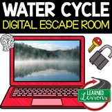 Water Cycle Digital Escape Room, Breakout Room or Activity