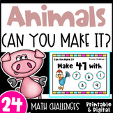 Can You Make It? Math Game Challenges - Animals Edition
