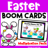 Easter Math Boom Cards for Multiplication Fact Fluency: Di