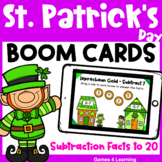 St. Patrick’s Day Math Boom Cards for Subtraction Fact Fluency