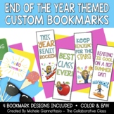 End of the Year Bookmarks | Personalized Bookmarks | Stude