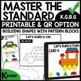 Composite Shapes Pattern Block Task Cards K.G.B.6