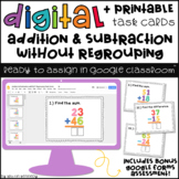 2 Digit Addition and Subtraction withOUT Regrouping