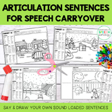 Articulation Sentences & Stories for Speech Carryover