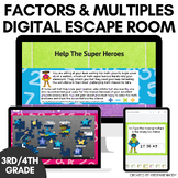 Factors and Multiples Digital Escape Room