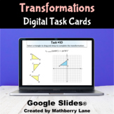 Transformations Digital Task Cards Google Slides Geometry