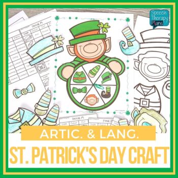 Preview of St. Patrick's Day Articulation & Language Craftivity
