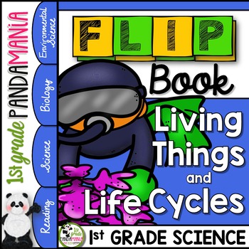 Preview of Living Things Plant and Animal Groups Life Cycles Primary Grades FLIP Book