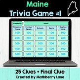 Maine Trivia Game #1 Interactive Powerpoint Activity like 