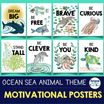 ocean sea creatures posters