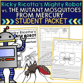 Preview of Ricky Ricotta's Mighty Robot vs. Mutant Mosquitoes from Mercury Student Packet