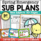 Spring Emergency Sub Plans - First Grade