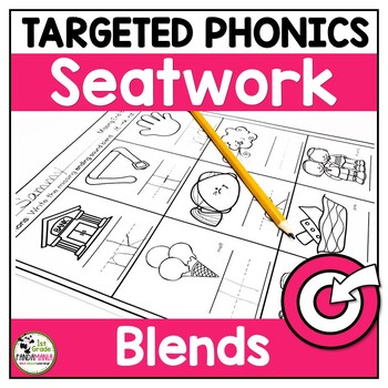 Preview of Consonant Blends Worksheets Phonics SOR-Aligned Activities (Beginning Ending)