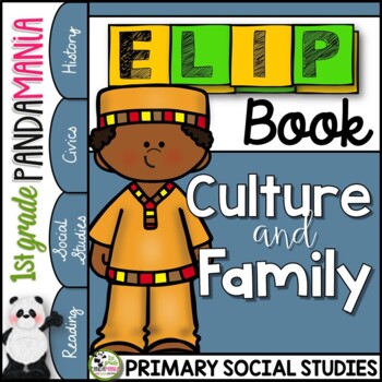 Preview of Culture and Family Traditions a Primary Grades Culture FLIP Book