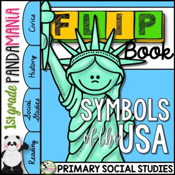 Preview of U.S. Symbols - Patriotic American Symbols a Primary Grades Civics FLIP Book