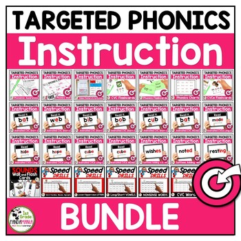 Preview of Phonics Instruction BUNDLE Science of Reading Aligned
