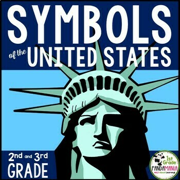 Preview of U.S. Symbols Patriotic American Symbols Social Studies Unit for 2nd - 3rd Grades
