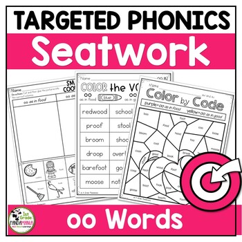 Preview of oo Words Worksheets Phonics Science of Reading Aligned Activities