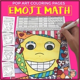 Emoji Math Facts: Times Tables Review Coloring Pages | Emo