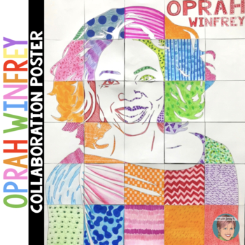 Preview of Oprah Winfrey Collaboration Poster | Great Women's History Month Activity